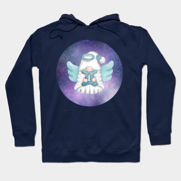 Angel Astro Gnomes Gemini Hoodie by PurpleSpiritZone